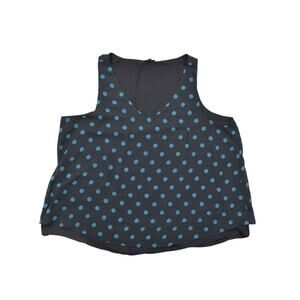 Torrid Plus Size 3 Multicolor Polyester Tank Top Polka Dot Lined